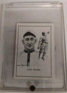 Honus Wagner 1950-56 Callahan Baseball Card with Case