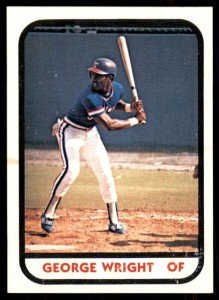 1981 TCMA George Wright Tulsa Drillers Card