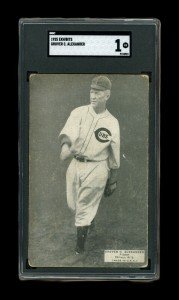 1925 Grover Cleveland Alexander Sports Card Chicago Cubs