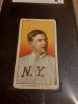 1909 T206 Christy Mathewson Portrait Card SGC 1