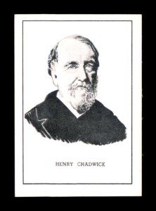 1950 Callahan HOF Henry Chadwick Sports Card