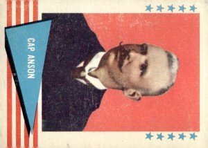 1961 Fleer Baseball Greats Cap Anson #4 Card