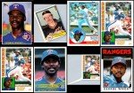 George Wright Texas Rangers 8-Card Lot