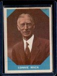 1960 Fleer Baseball Greats Connie Mack Card