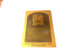 1981 Morgan Bulkeley Cooperstown HOF Metal Card