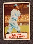 1961 Topps Babe Ruth Baseball Card