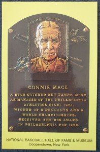 Connie Mack Philadelphia Athletics HOF Postcard