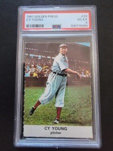 1961 Cy Young Golden Press Baseball Card #33