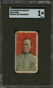 Ty Cobb 1909-11 T206 Red Sovereign Card