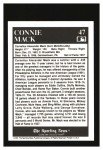 1991 Conlon Collection Connie Mack Card #47