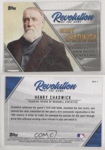 2019 Topps Henry Chadwick #REV-7 Sports Card