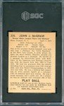 1940 Play Ball John J. McGraw Card #235