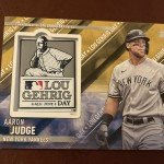 Aaron Judge 2022 Topps Update Lou Gehrig Patch