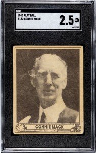 1940 Play Ball Connie Mack Baseball Card #132
