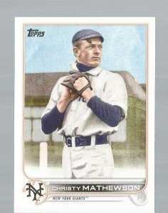 2022 Topps Update Christy Mathewson Legend Card