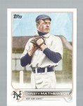 2022 Topps Update Christy Mathewson Legend Card