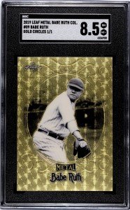 2019 Leaf Metal Babe Ruth Gold Circles 1/1