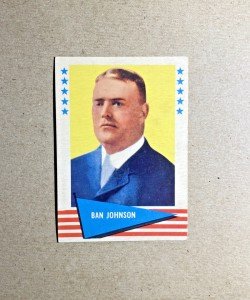 1961 Fleer Ban Johnson Vintage Baseball Card