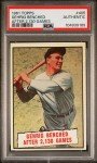 1961 Topps Lou Gehrig 405 Card - PSA Authentic