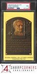 1964 Hall of Fame Candy Cummings Yellow Plaque