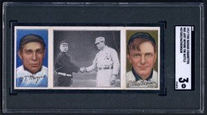 Christy Mathewson and Chief Meyers 1912 T202 Cards