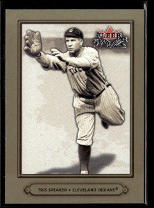 2002 Fleer Fall Classic Tris Speaker Card