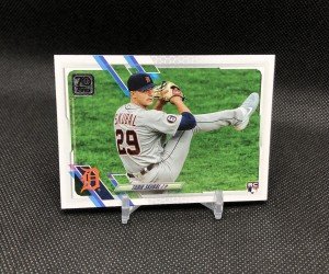 2020 Topps Tarik Skubal Photo Variation Rookie Card