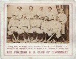 1869 Peck & Snyder Cincinnati Redstockings Card