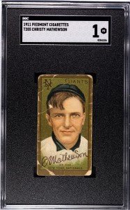 1911 T205 Christy Mathewson Baseball Card