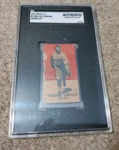 1921 W516-2-1 Walter Johnson #3 Hall of Fame Card