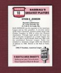 #10 Ban Johnson Baseball Card - Hall of Fame
