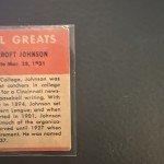 1961 Fleer Ban Johnson Sports Card 48