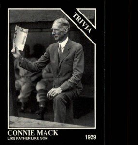 1992 Conlon TSN Connie Mack Baseball Card #599