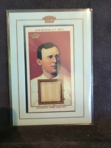 John McGraw 2002 Topps T206 Bat Card