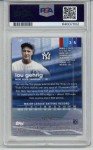 2020 Topps Stadium Club Gold Refractor Lou Gehrig
