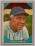 1960 Fleer Baseball Greats Tris Speaker Card