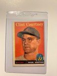 1958 Topps Clint Courtney #92 Yellow Card