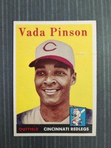 1958 Topps Vada Pinson Baseball RC #420