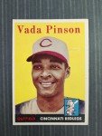 1958 Topps Vada Pinson Baseball RC #420