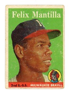 1958 Topps Felix Mantilla Baseball Card #17