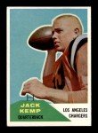 1960 Fleer Jack Kemp Rookie Card #124