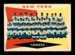 1960 Topps #332 New York Yankees Baseball Card