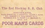 1869 Cincinnati Redstockings Peck & Snyder Reprint