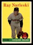 1958 Topps Ray Narleski #439 Cleveland Indians Card