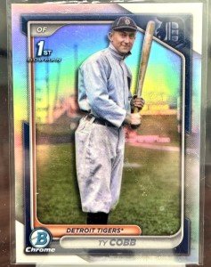 2024 Ty Cobb 1st Bowman Chrome Retrofractor