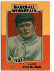 1980s John McGraw SSPC Baseball Card #10