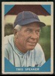 Tris Speaker 1960 Fleer Baseball Card #10