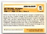 1980s John McGraw SSPC Baseball Card #10