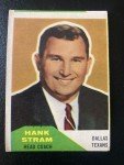 1960 Fleer Hank Stram Rookie Card #116