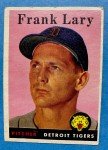1958 Topps Frank Lary Detroit Tigers Baseball Card